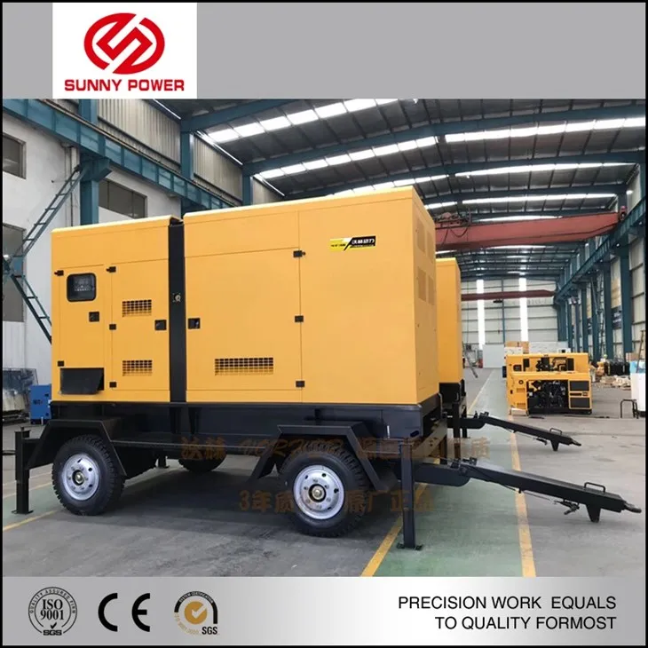 Mobile Trailer Diesel Generator Set